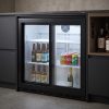 210L Commercial Back Bar Drinks Fridge 86cm - Black - Verified design detail