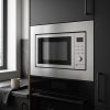 25L Built-In Microwave with Grill 900W - Stainless Steel - Verified design detail