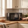 25L Freestanding Combi Microwave with Grill 900W - Black - Everyday use and access
