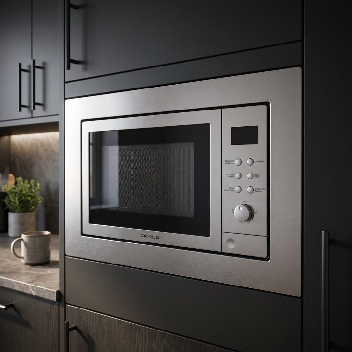 25L Integrated Combi Microwave with Grill 900W - Stainless Steel - Verified design detail
