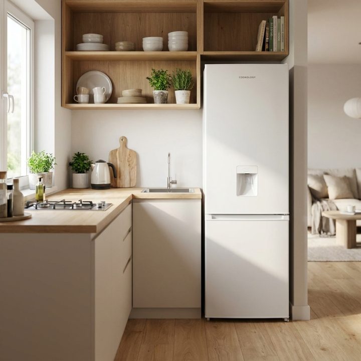 270L Freestanding Fridge Freezer 75/25 with Water Dispenser - White - 7fa52965c885da30f841c866c5e8c4053ba922de4aa2cac10f61ce5e5f69da0e