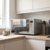28L 4-in-1 Combi Microwave Air Fryer 900W - Silver - Everyday use and access