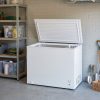 293L Freestanding Chest Freezer - White - Scale and room context
