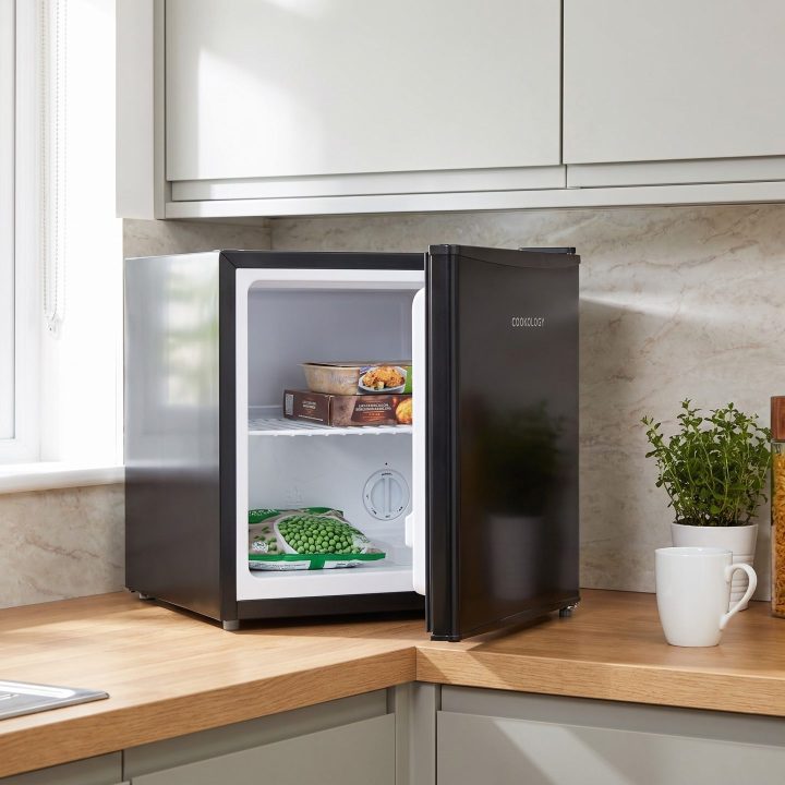 31L Table Top Mini Freezer - Black - Everyday use and access