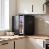 33L Mini Bar Fridge 51cm - Black - Everyday use and access