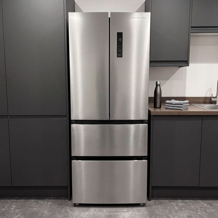 391L Freestanding Fridge Freezer 60/40 Frost Free - Stainless Steel - Verified design detail