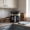 4.2L Air Fryer with Viewing Window 8 Cooking Functions - Stainless Steel - Scale and room context