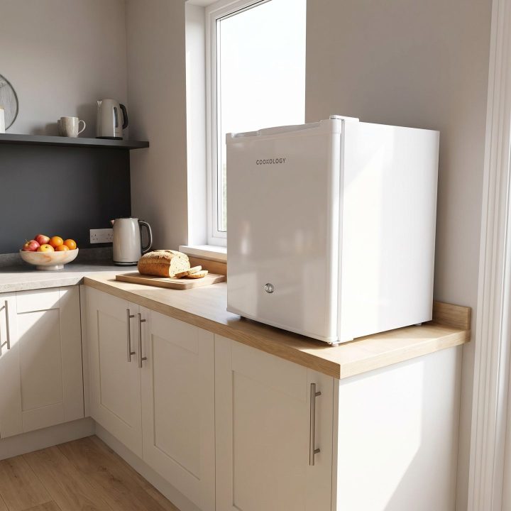 41L Table Top Mini Fridge with Ice Box - White - Everyday use and access
