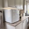 45L Table Top Mini Fridge with Ice Box - White - Scale and room context