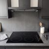 60cm 4 Zone Built-In Ceramic Hob - Black Glass - Verified design detail