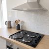 60cm Built-In Solid Plate Hob 4 Zone - Black - Everyday use and access