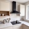 60cm Chimney Cooker Hood A Energy Rated - Matt Black - Everyday use and access