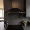 60cm Chimney Cooker Hood A Energy Rated - Matt Black - Verified design detail