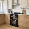 60cm Freestanding Double Oven - Black - Everyday use and access