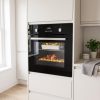 60L Built-In Electric Fan Oven A Energy Rated - Black Glass - Everyday use and access