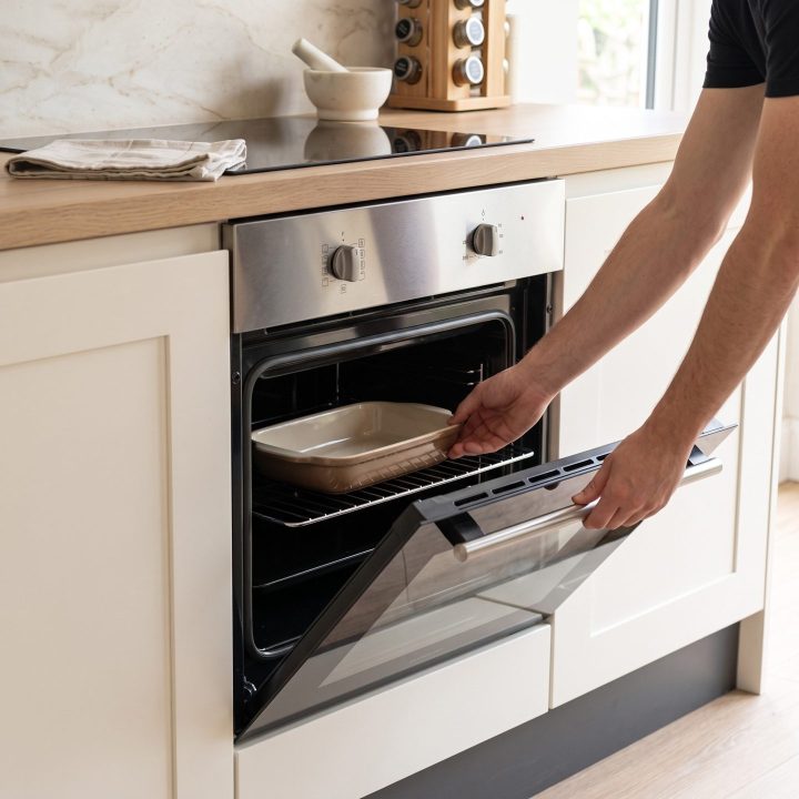 65L Built-In Electric Oven A Energy Rated - Stainless Steel - Everyday use and access