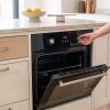 65L Built-In Single Oven A Energy Rated - Black - Everyday use and access