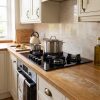 70cm Built-In 5 Burner Gas on Glass Hob with Wok Burner - Black - Everyday use and access