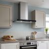 70cm Chimney Cooker Hood A++ Energy Rated - Stainless Steel - Scale and room context