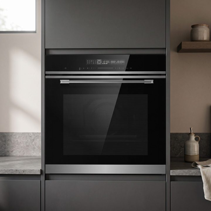 73L Built-In Electric Multifunction Oven A+ Energy Rated - Stainless Steel - Verified design detail