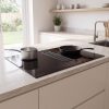80cm Downdraft Vented 4 Zone Induction Hob A Energy Rated - Black - Everyday use and access