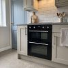 85L Built-Under Double Oven A Energy Rated - Black - Scale and room context