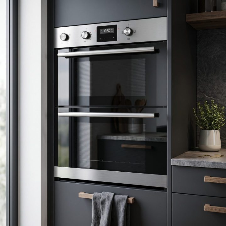 85L Built-In Double Oven A Energy Rated - Stainless Steel - Verified design detail