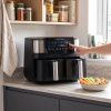 8L Dual Zone Air Fryer - Black - Everyday use and access