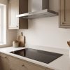 90cm 5 Zone Built-In Induction Hob - Black Glass - Product hero