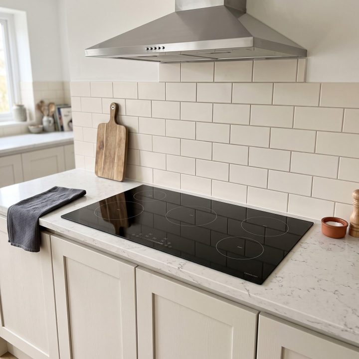 90cm Built-In Induction Hob 5 Zone - Black - Product hero