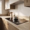 90cm Built-In Induction Hob 5 Zone - Black - Verified design detail