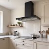 90cm Chimney Cooker Hood A++ Energy Rated - Black - Product hero