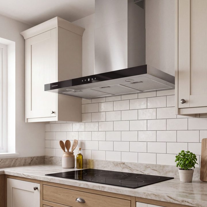 90cm Chimney Cooker Hood A++ Energy Rated - Stainless Steel - Product hero
