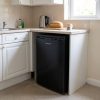 93L Freestanding Under Counter Fridge with Ice Box - Black - Product hero
