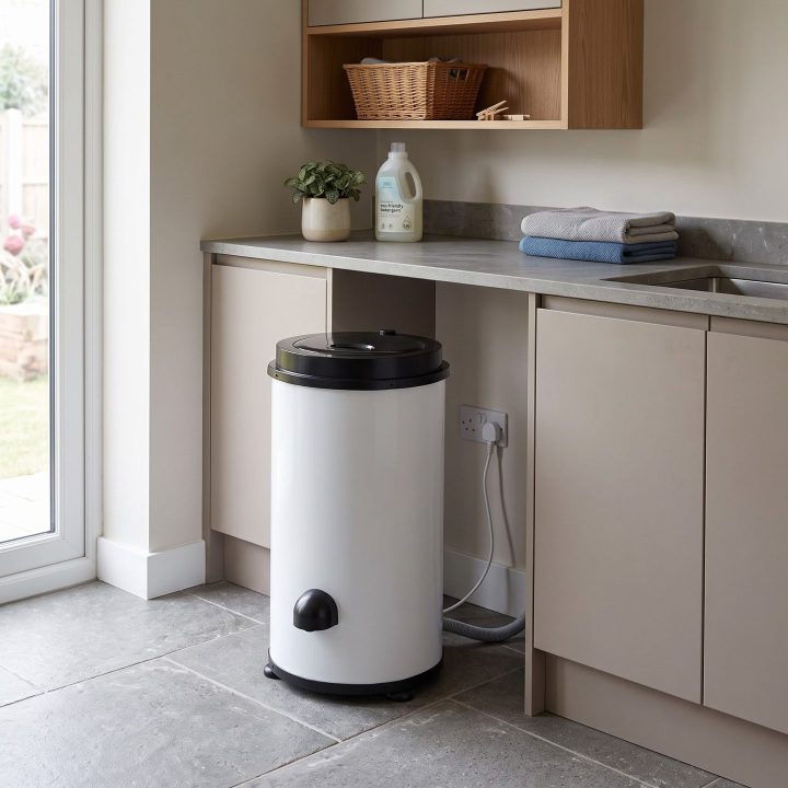 Compact Electric Spin Dryer 4kg Capacity 2800RPM - White - Product hero variation 2