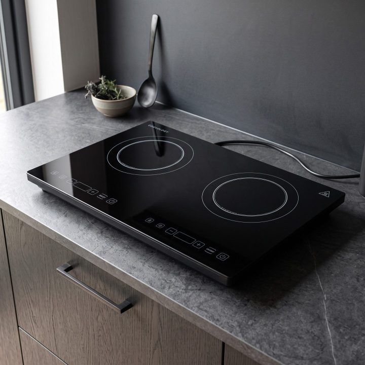 Portable Induction Hob 2 Zone 56cm - Black - Verified design detail