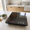 Portable Induction Hob Single Zone 28cm - Black Glass - Everyday use and access