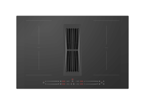 80cm 4-Zone Venting Induction Hob with Integrated Extractor Matt Finish