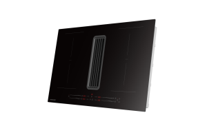 80cm 4-Zone Venting Induction Hob with Integrated Extractor Matt Finish