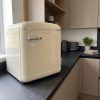 47L Retro Under Counter or Countertop Mini Fridge – Cream - Product hero variation 2
