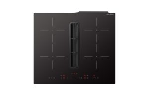 60cm 4-Zone Venting Induction Hob with Integrated Extractor Matt Finish