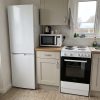 20L Digital Microwave 247L 50/50 Fridge Freezer & 62L Single Cooker with Hot Plate - White - Product hero