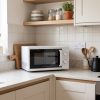 20L Freestanding Microwave 800W - White - Everyday use and access