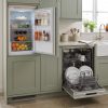 233L Integrated 50/50 Fridge Freezer & 12 Place Dishwasher Pack - White - Everyday use and access variation 2