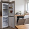 233L Integrated 50/50 Fridge Freezer & 12 Place Dishwasher Pack - White - Product hero variation 2