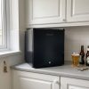 23L Mini Bar Fridge 38cm - Black - Scale and room context