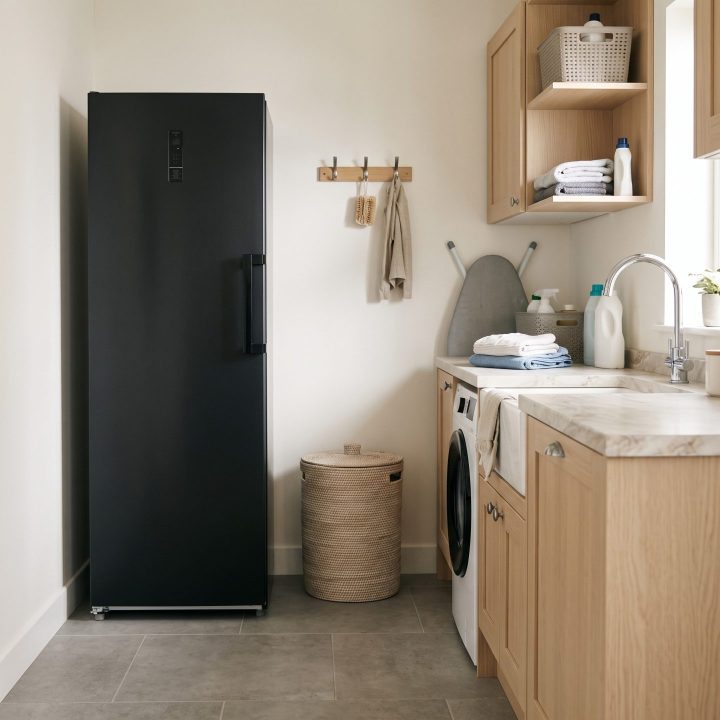 Cookology CTFZ273BK 273L 60cm Upright Freezer in Black - Everyday use and access