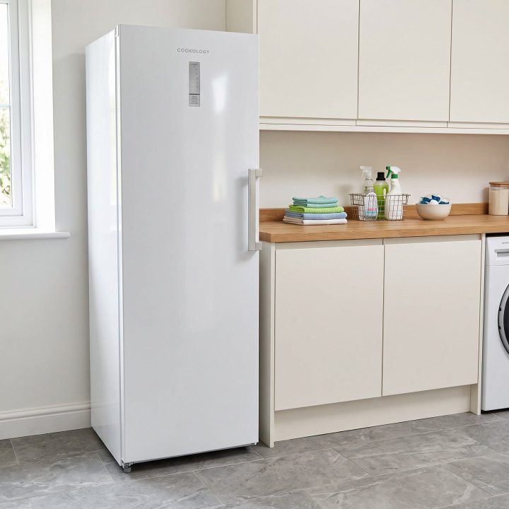 273L Tall Freestanding Freezer - White - Everyday use and access
