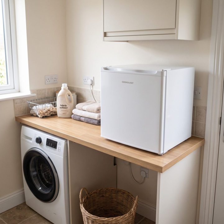 33L Table Top Mini Freezer – White - Everyday use and access