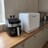 4.2L Digital Air Fryer & Compact 2 Place Table Top Dishwasher - Black - Product hero